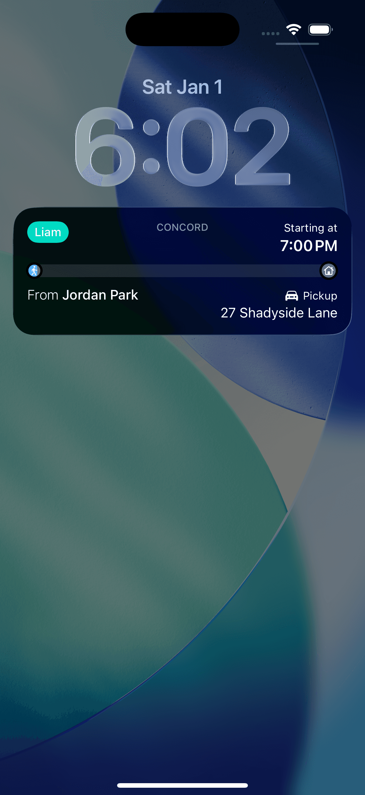 Live Activity screenshot